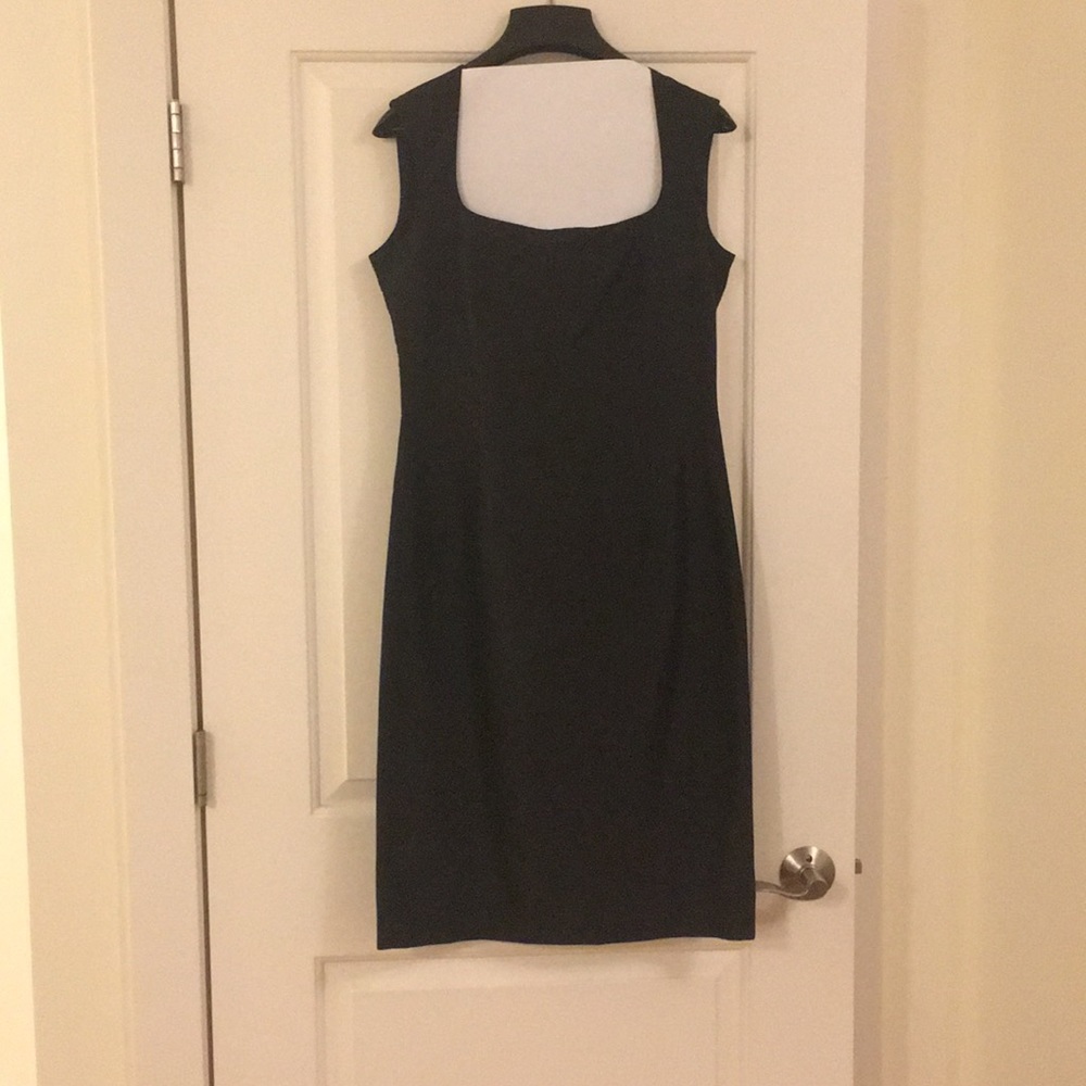 NWT Talbots Silk Shantung Little Black Dress